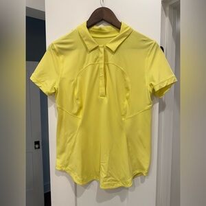 Lululemon Athletica Quick Drying Fitted Golf Polo
